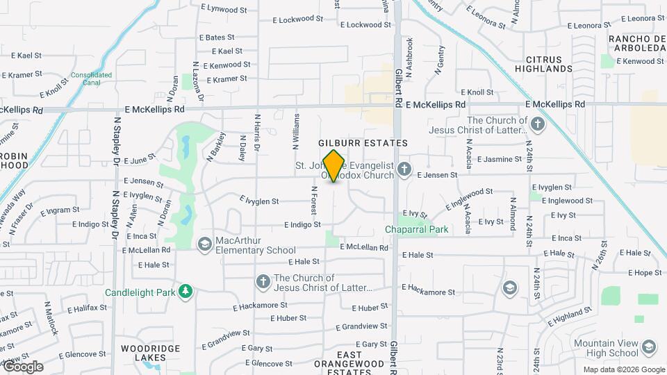 1744 N Ridge Cir Map and Location Details