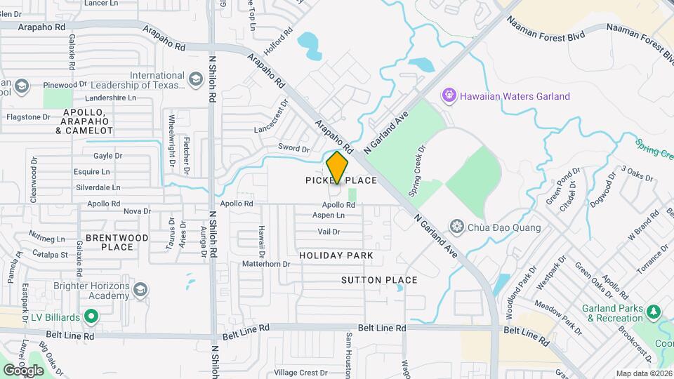 3805 Brandon Park Dr Map and Location Details