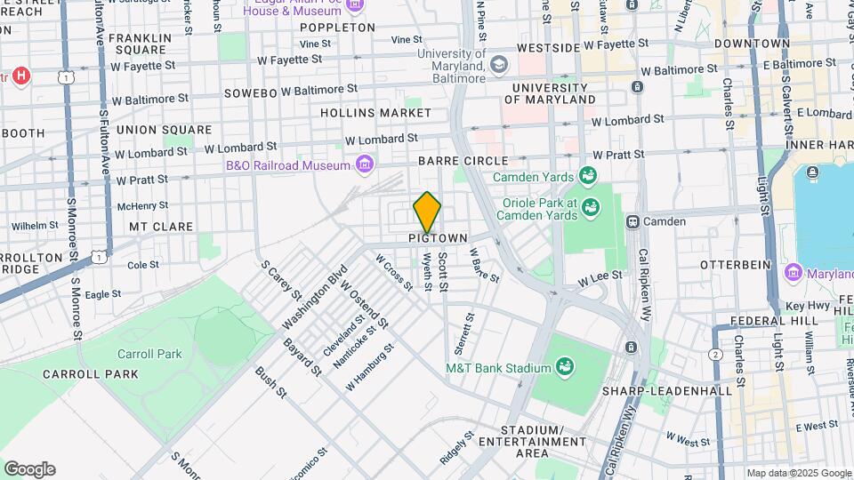 826 Washington Blvd Map and Location Details