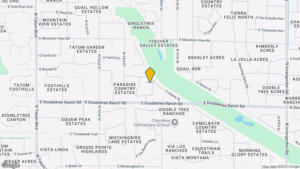 9128 N 55th St Map and Location Details