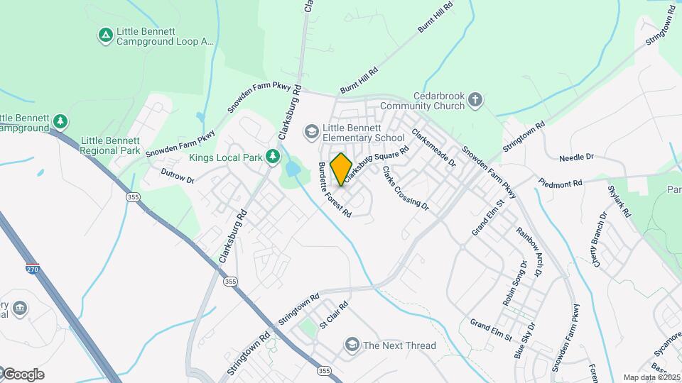 Clarksburg Town Center Map and Location Details