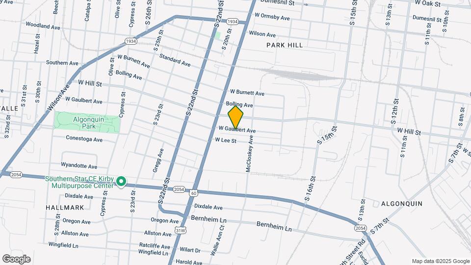 1772 W Gaulbert Ave Map and Location Details