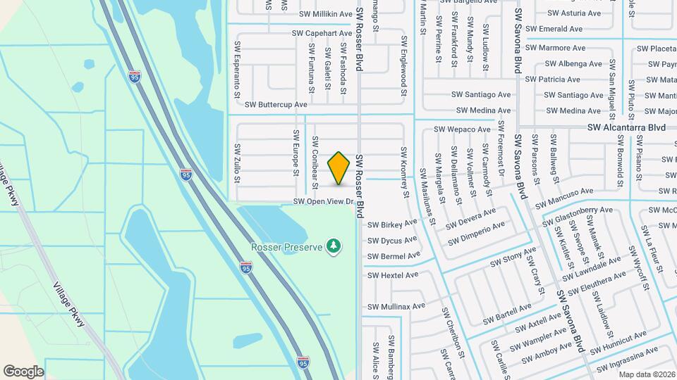 1742 SW Effland Ave Map and Location Details