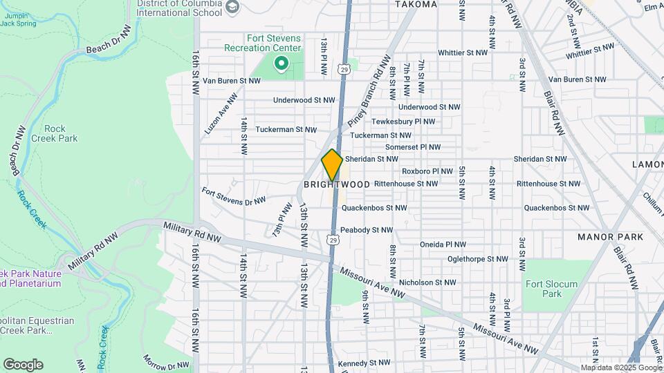 1000 Rittenhouse St NW Map and Location Details