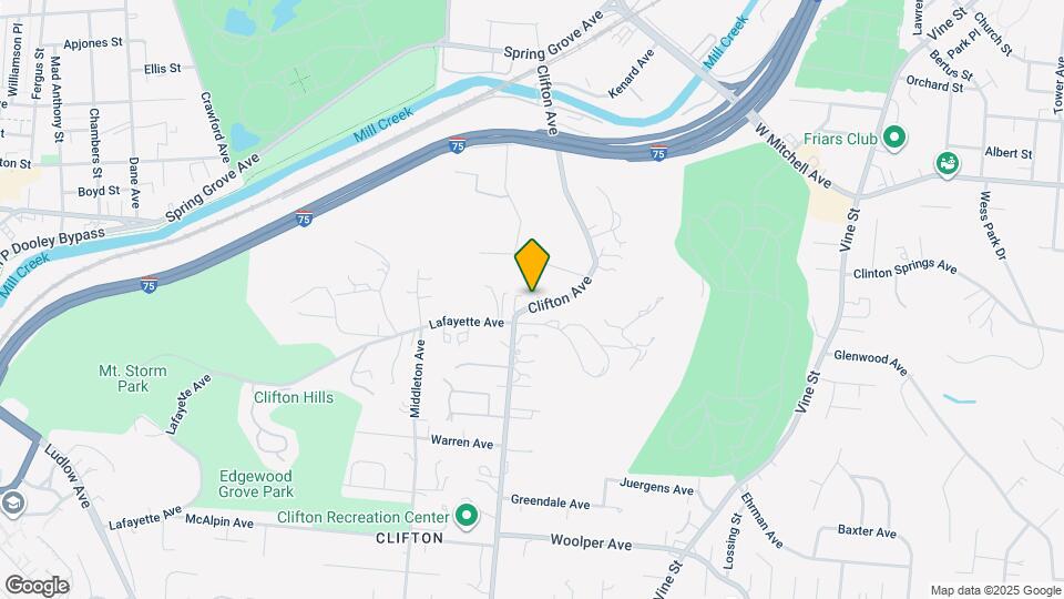 3925 Clifton Ave Map and Location Details