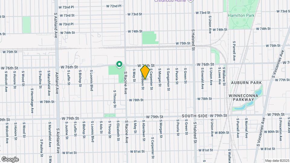 7659 S Aberdeen St Map and Location Details