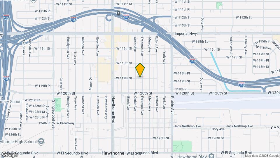 4210 W 119th St Map and Location Details