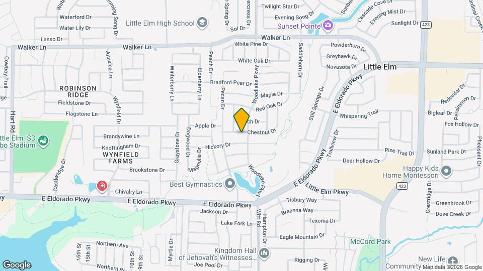 2232 Chestnut Dr Map and Location Details
