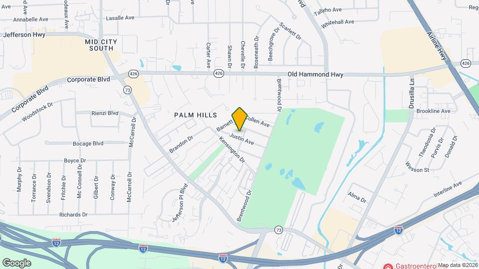 8455 Justin Ave Map and Location Details