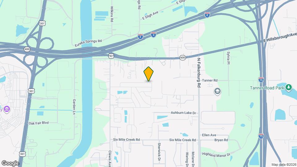 9421 Sunset Dr Map and Location Details