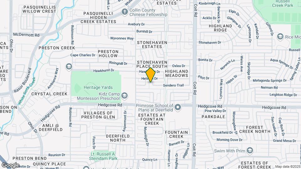 8105 Halliford Dr Map and Location Details