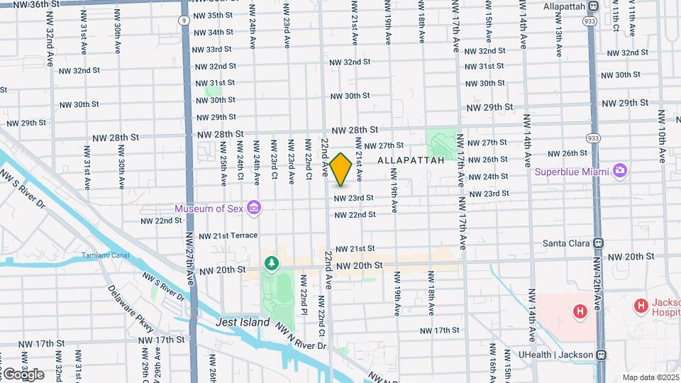 2165 NW 23rd St Map and Location Details