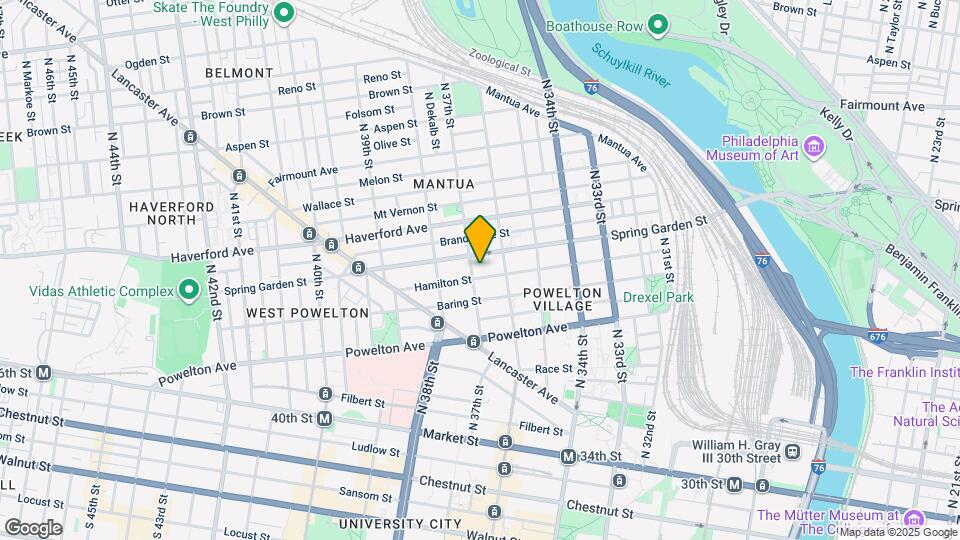 3623 Hamilton St Map and Location Details