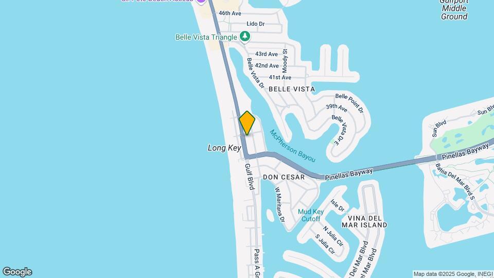 3575 Gulf Blvd Map and Location Details