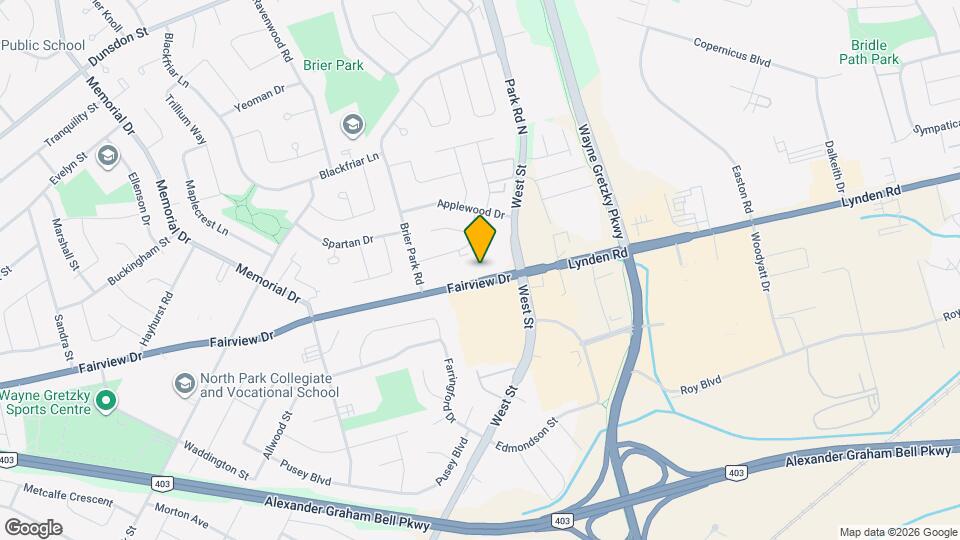 421 Fairview Dr Map and Location Details