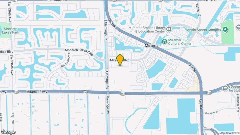 12260 SW 27th St Map and Location Details