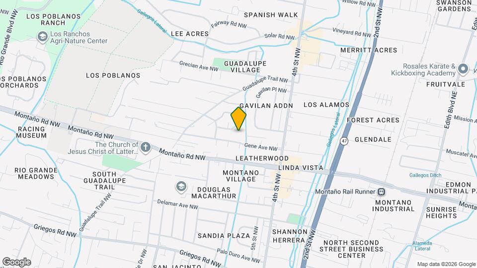 5701 Lane NW Map and Location Details