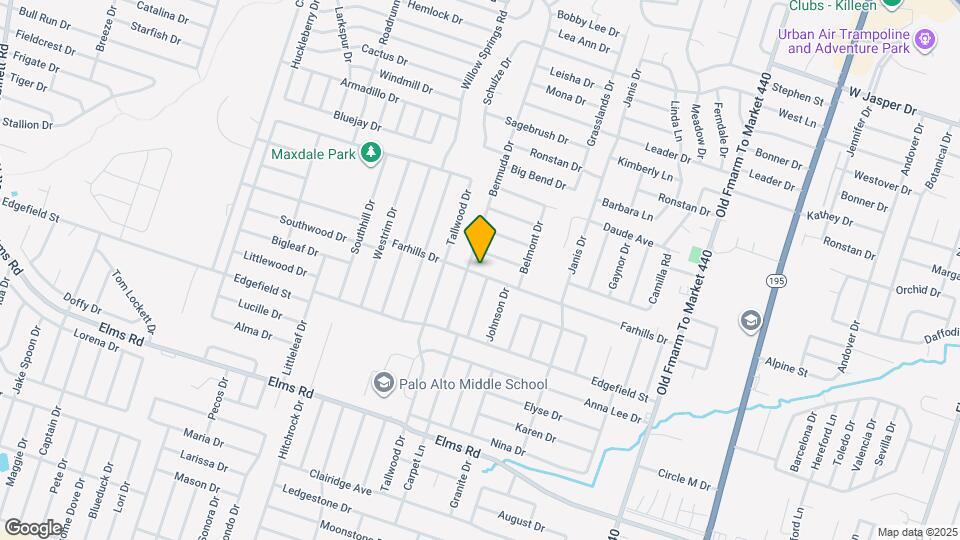 1801 Farhills Dr Map and Location Details