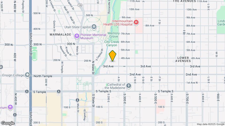 171 E 3rd Ave Map and Location Details