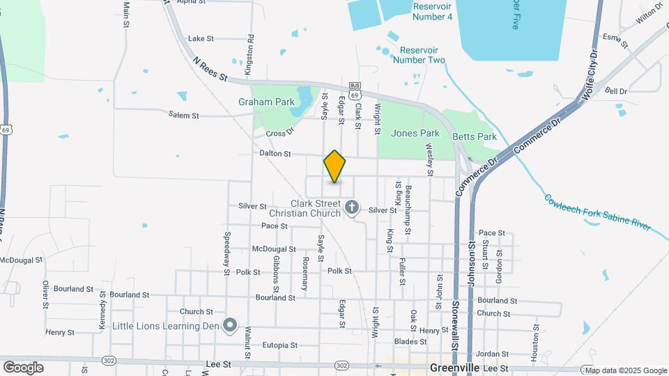 1208 Edgar St Map and Location Details