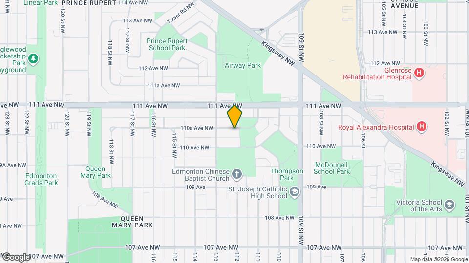 11131 110A Av NW Map and Location Details