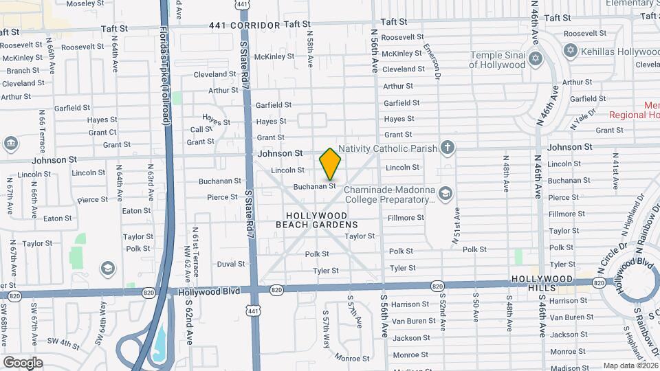 5749 Buchanan St Map and Location Details