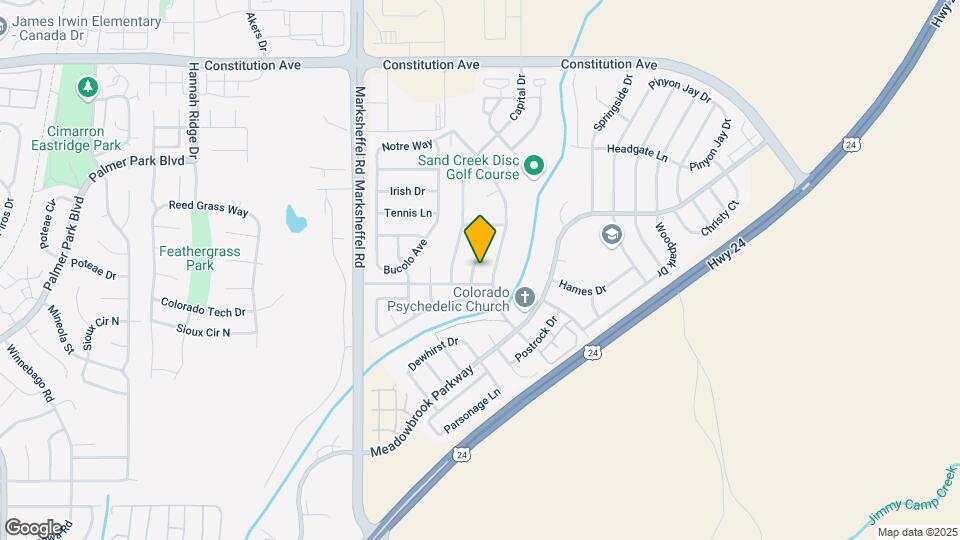 1839 Silver Meadow Cir Map and Location Details