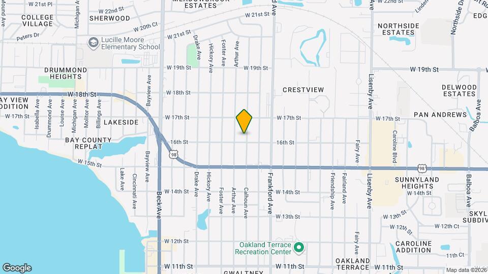 1603 Calhoun Ave Map and Location Details