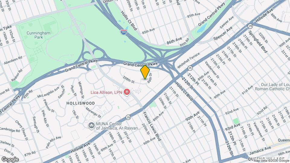 86-91 208th St Map and Location Details