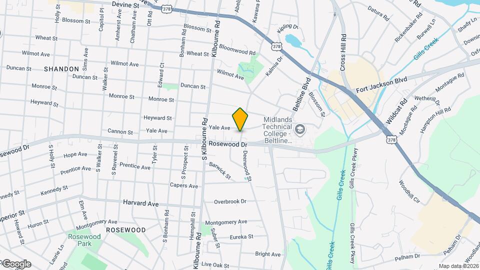 3925 Rosewood Dr Map and Location Details