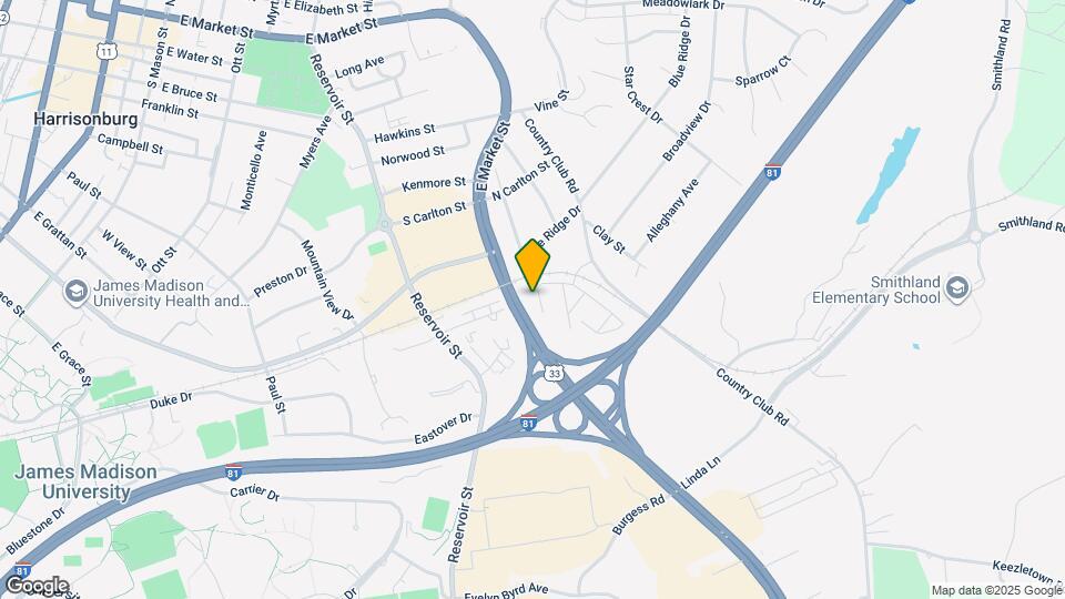 1277 Country Club Ct Map and Location Details