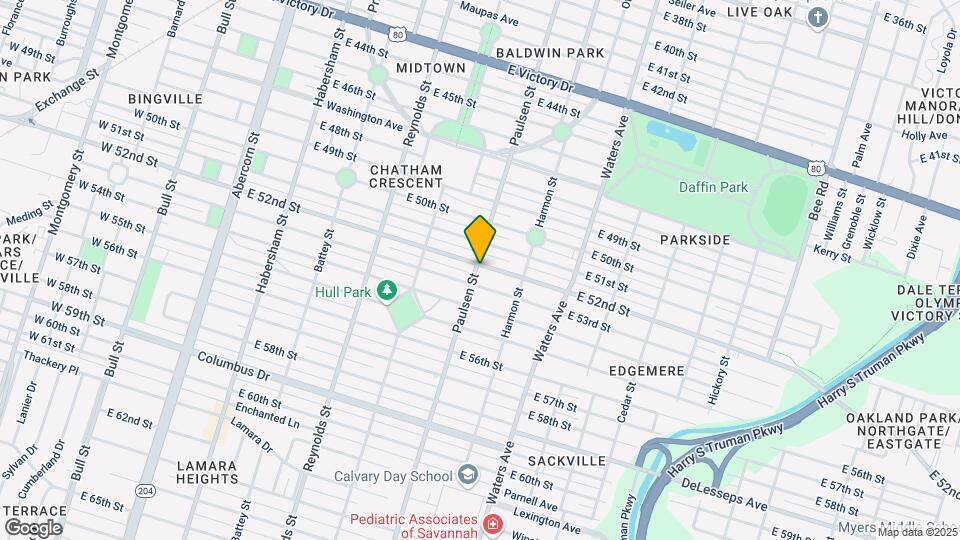 601 E 52nd St Mapa y Detalles de la Ubicación