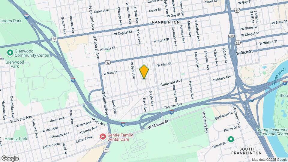 295 S Yale Ave Map and Location Details