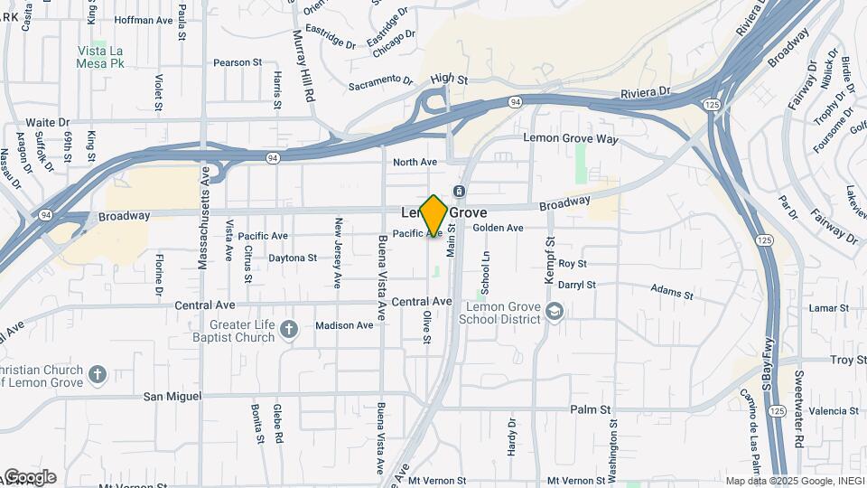3277 Olive St Map and Location Details