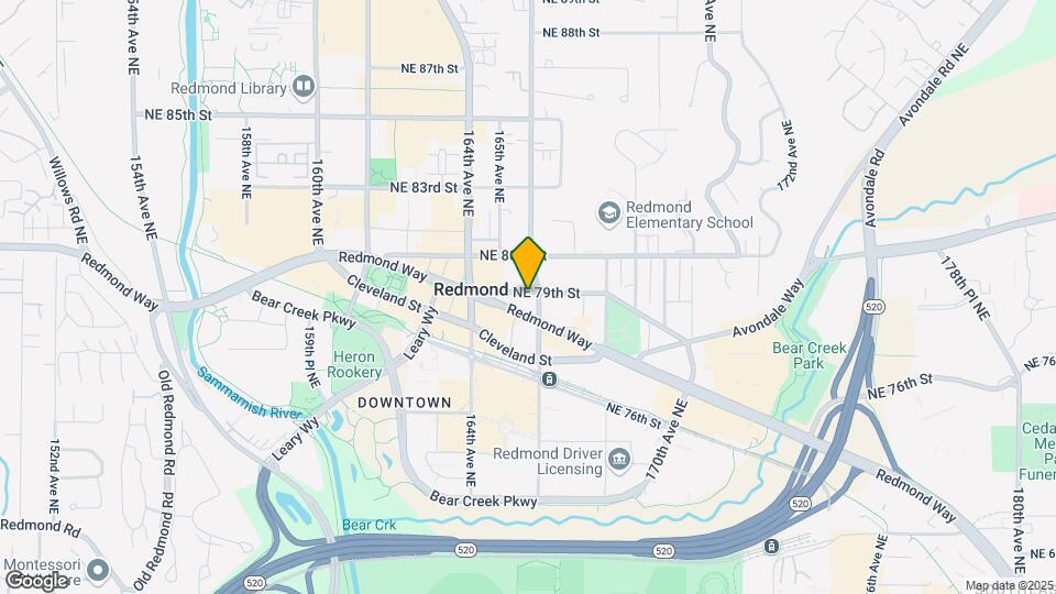 16450 Redmond Way Map and Location Details