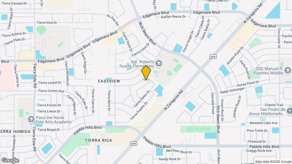 12841 Tierra Ayala Dr Map and Location Details