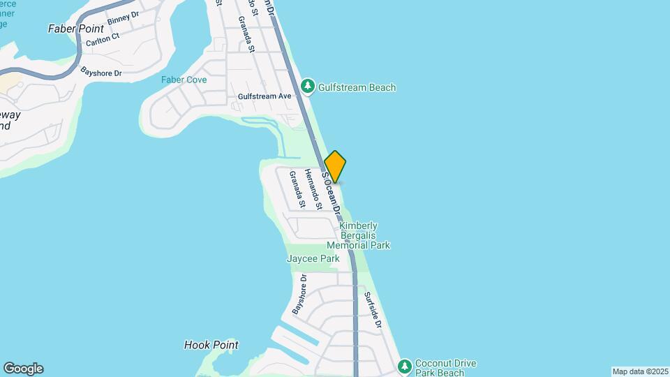 1136 S Ocean Dr Map and Location Details