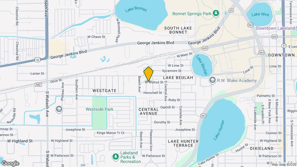 1312 W Walnut St Map and Location Details