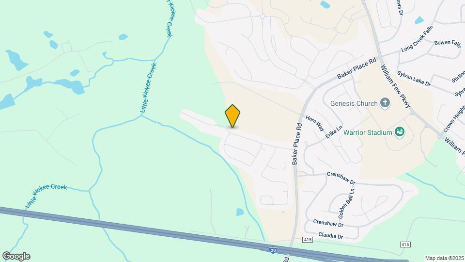 761 Burch Creek Dr Map and Location Details