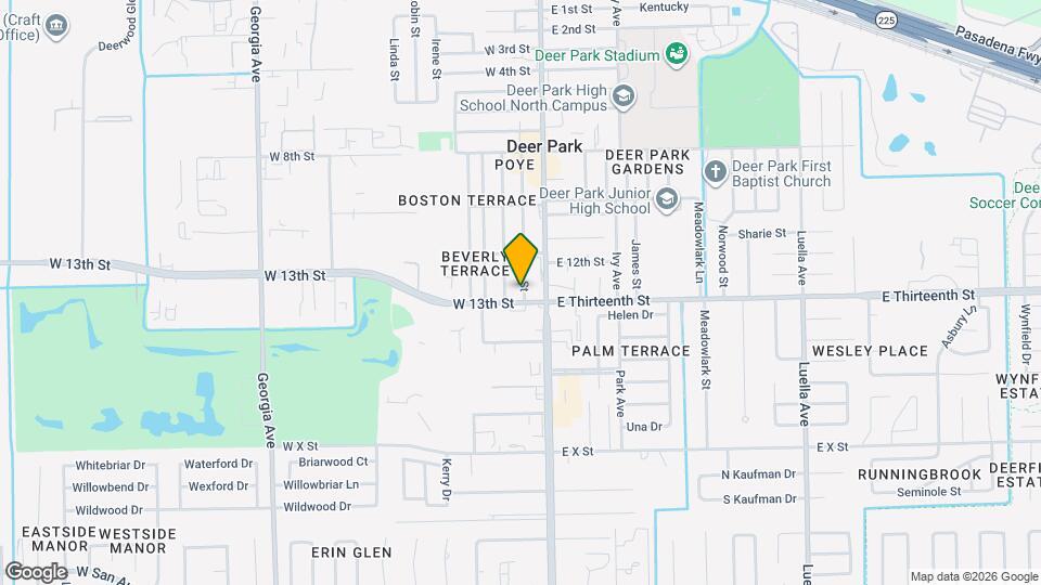 1242 Elm St Map and Location Details