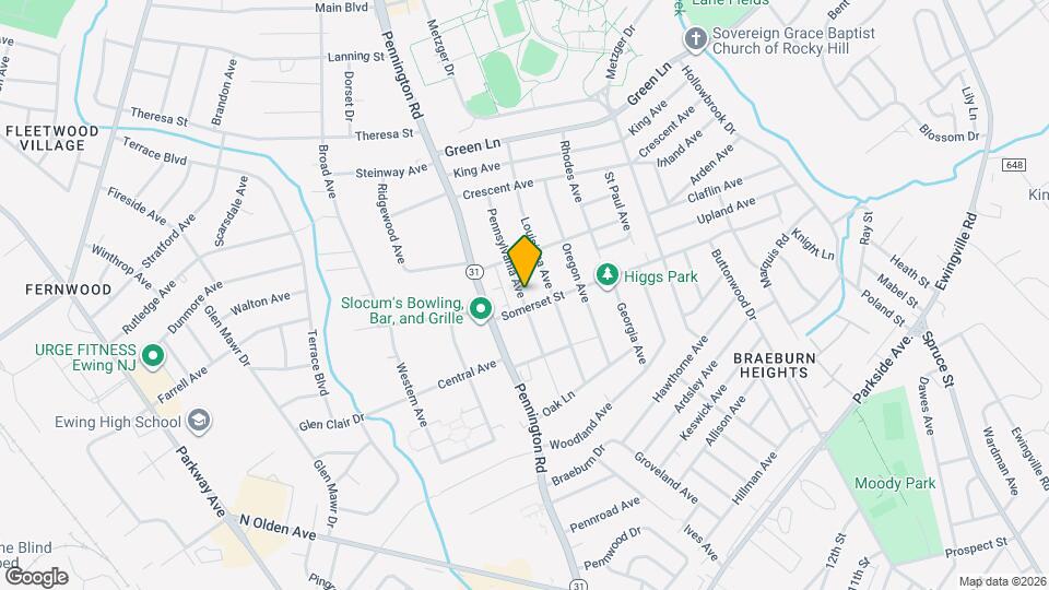 96 Pennsylvania Ave Map and Location Details