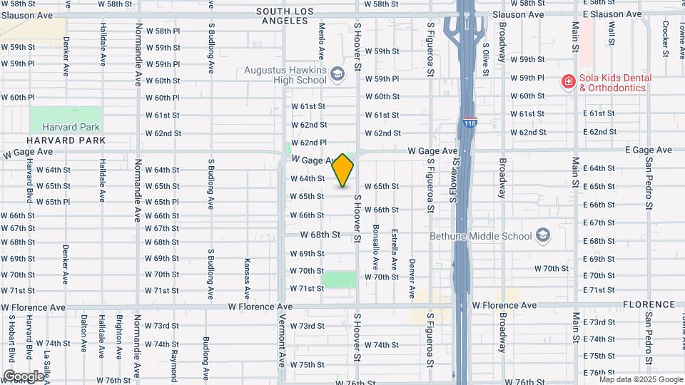 821 W 65th St Map and Location Details