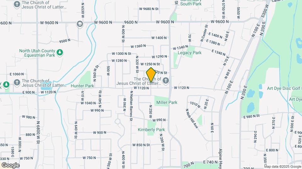 1135 W 250 S Map and Location Details