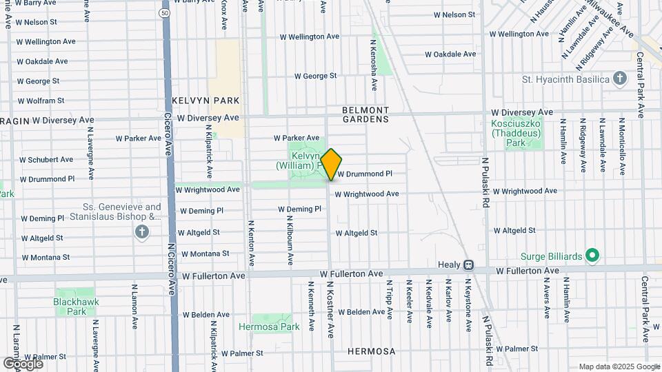 2609 N Kostner Ave, Unit 1 Mapa y Detalles de la Ubicación