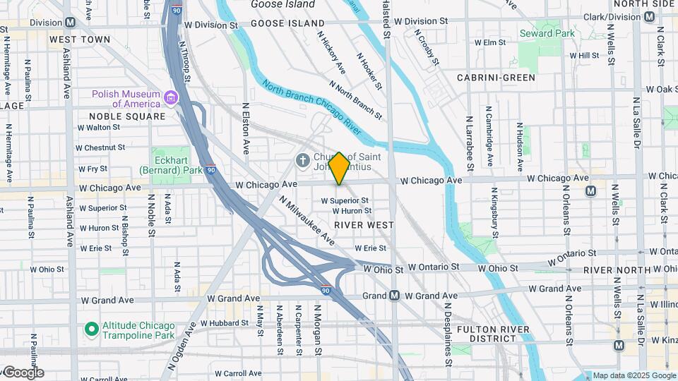 729 N Sangamon St, Unit 413 Map and Location Details