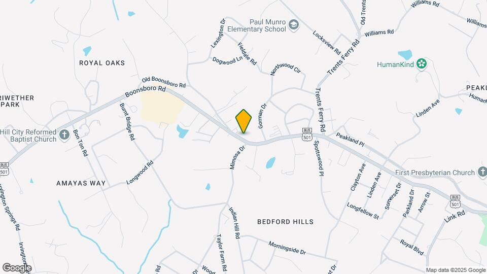 4604 Boonsboro Rd Mapa y Detalles de la Ubicación