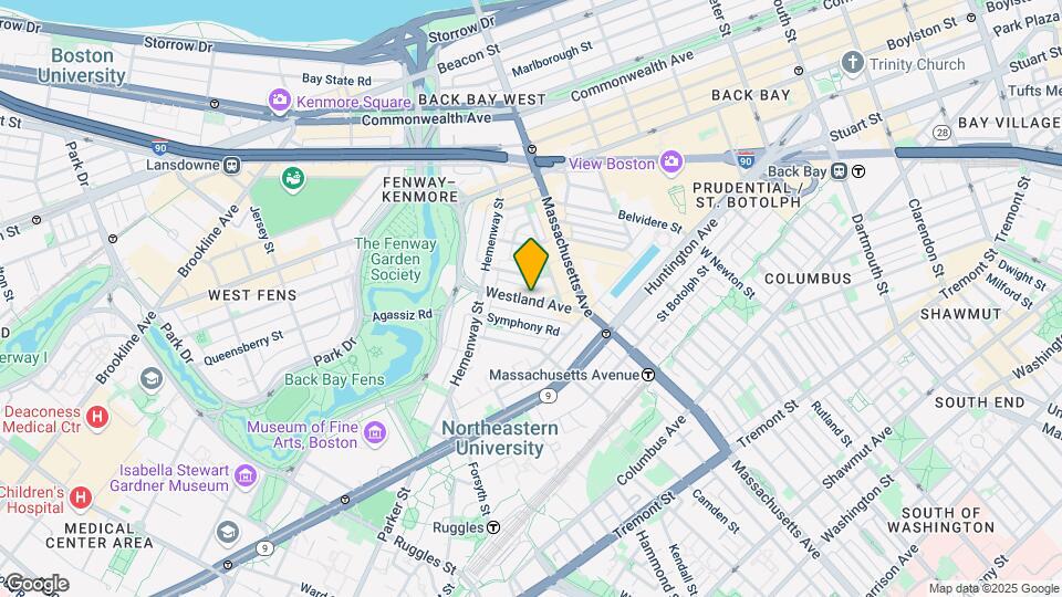 35 Westland Ave, Unit 57-4 Mapa y Detalles de la Ubicación