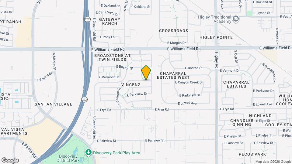 2739 E Canyon Creek Dr Map and Location Details