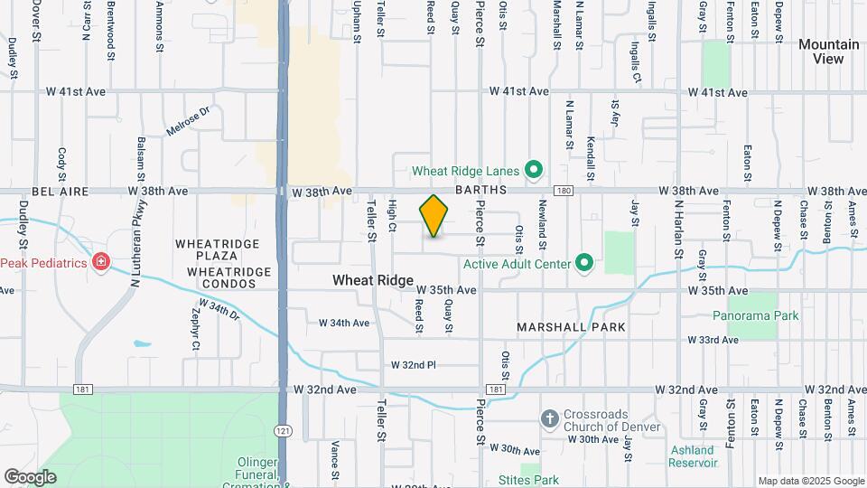 6995 W 36th Ave Mapa y Detalles de la Ubicación