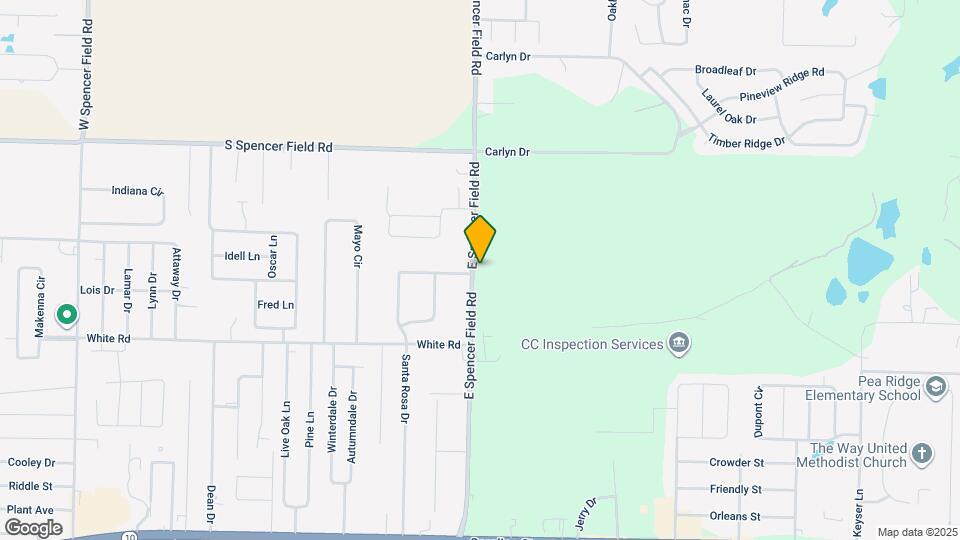4880 E Spencer Field Rd Map and Location Details
